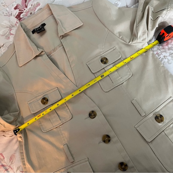 New “Talie” Khaki Utility Jacket - Picture 13 of 15